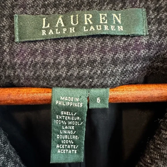 Ralph Lauren Wool Blazer Size 6 - Picture 5 of 8